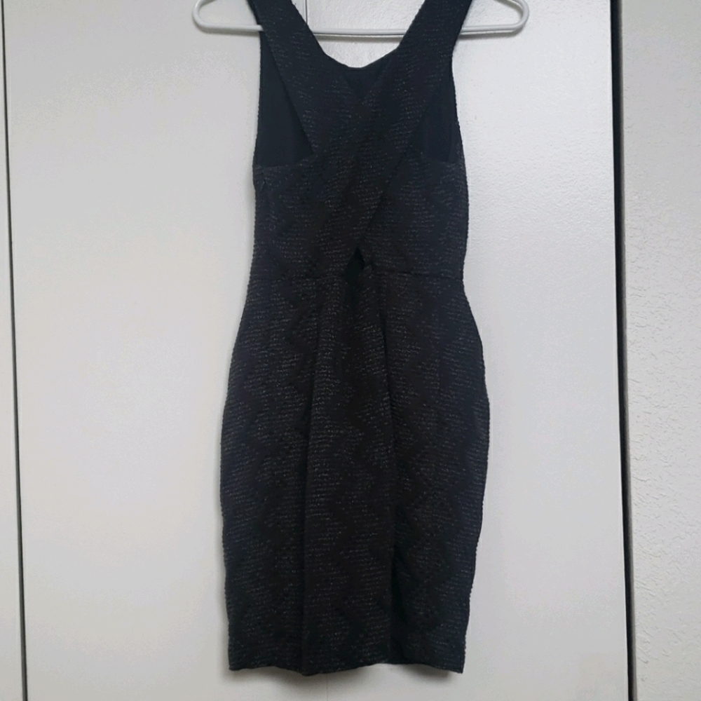 Black cocktail dress